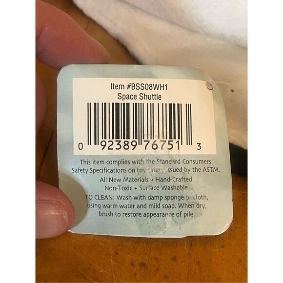 Vintage 1997 K&M International 8" USA Space Shuttle Beanbag Plush Toy NWT NASA ( - Picture 9 of 10